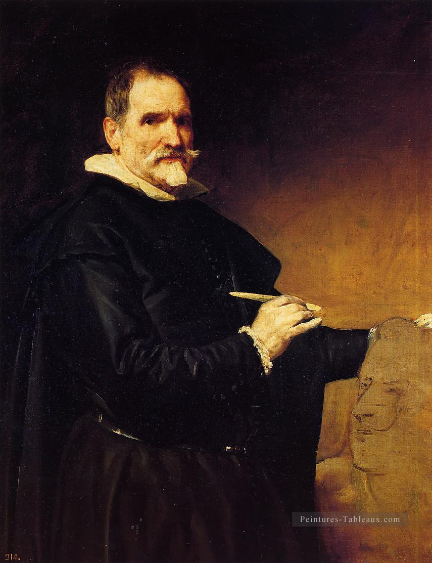 Le sculpteur Martinez Montanes portrait Diego Velázquez Peintures à l'huile